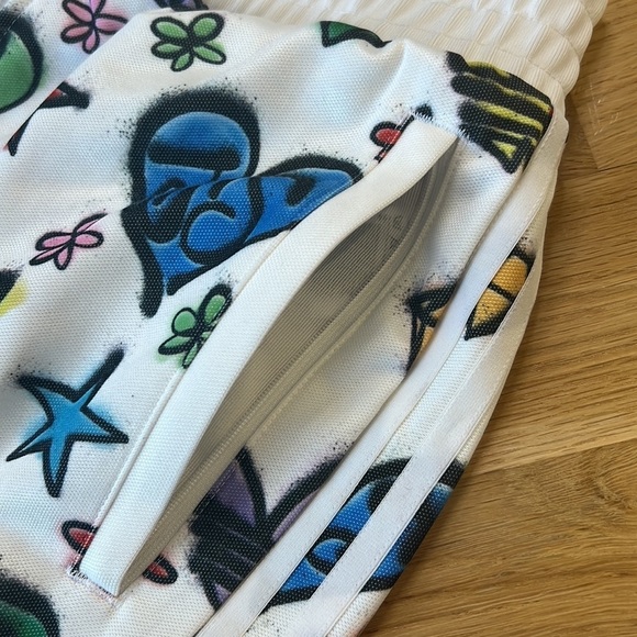 Jeremy Scott Adidas White Monogram Skirt Size Small - Picture 6 of 10